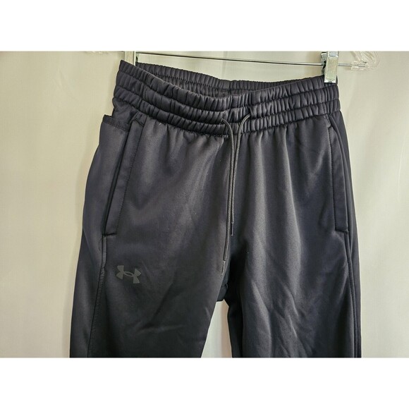 Under Armour Sweatpants Mens Black Loose Fit Pants Size Small - Picture 3 of 7